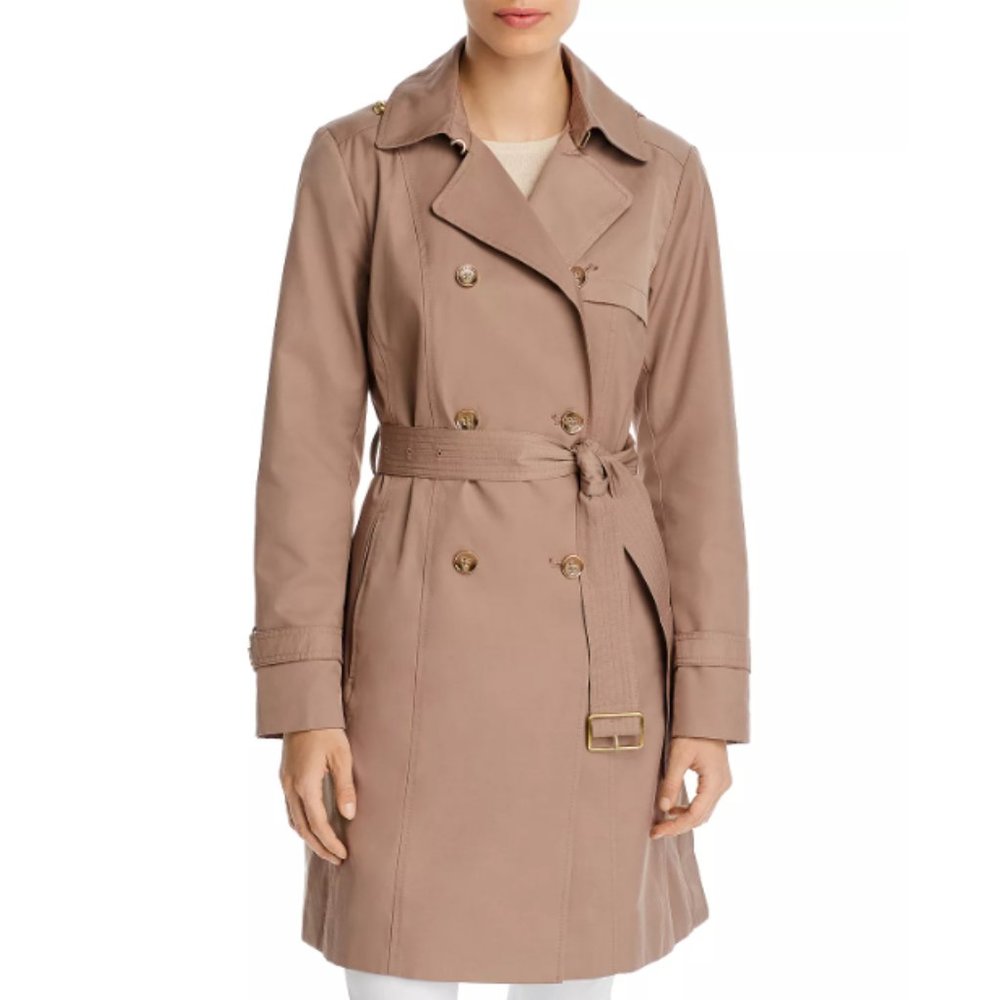 Cole Haan Double-Breasted Button Front Coat XL